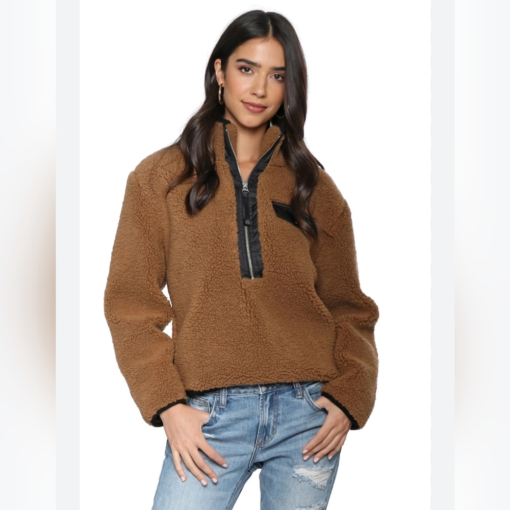 Pistola Zoey Pullover Faux Fur Jacket. Size: Medium.